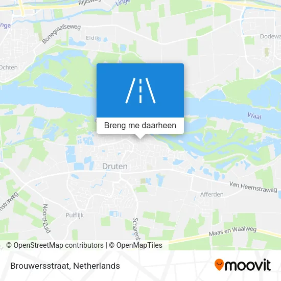 Brouwersstraat kaart