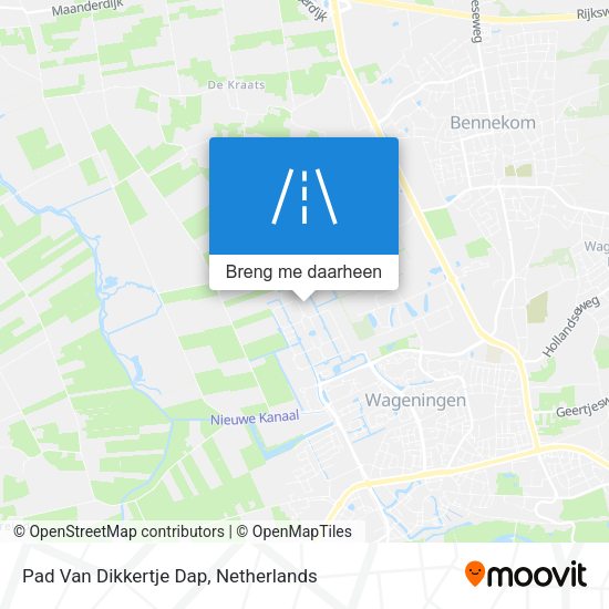 Pad Van Dikkertje Dap kaart