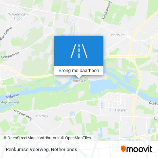 Renkumse Veerweg kaart