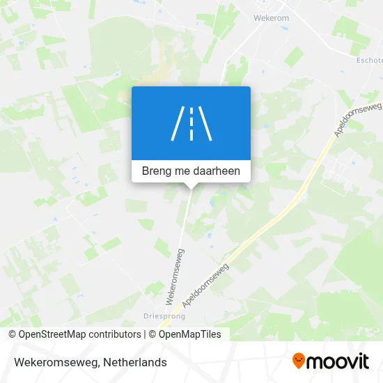 Wekeromseweg kaart