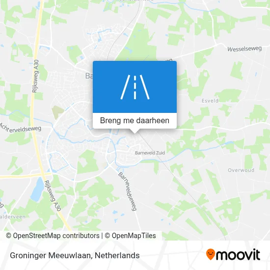 Groninger Meeuwlaan kaart