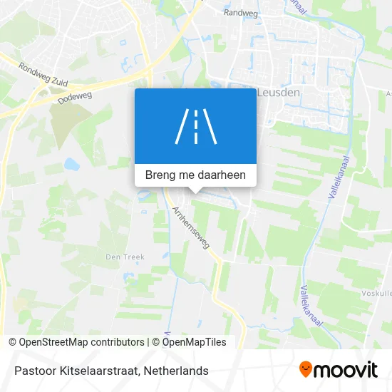 Pastoor Kitselaarstraat kaart