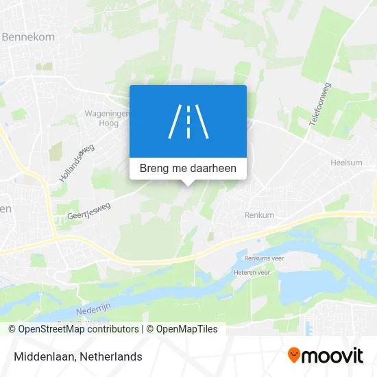 Middenlaan kaart