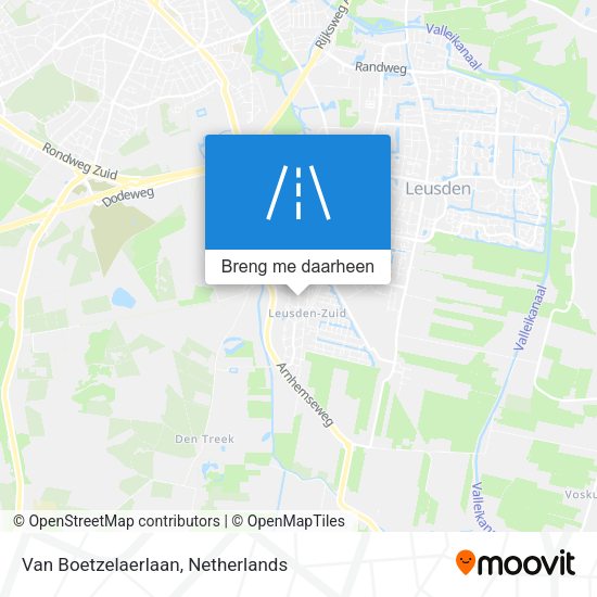 Van Boetzelaerlaan kaart