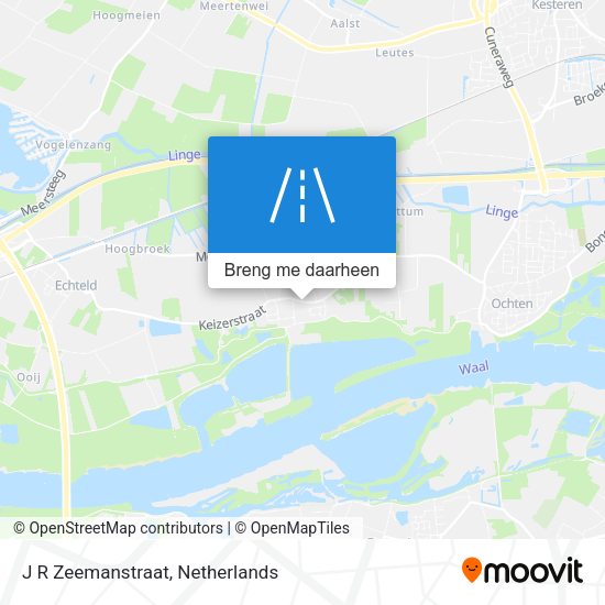 J R Zeemanstraat kaart