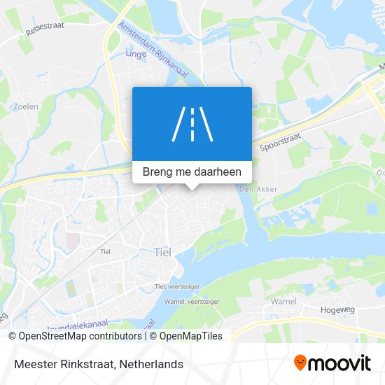 Meester Rinkstraat kaart