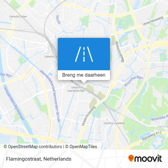 Flamingostraat kaart