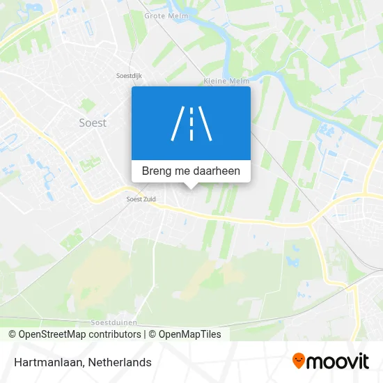 Hartmanlaan kaart