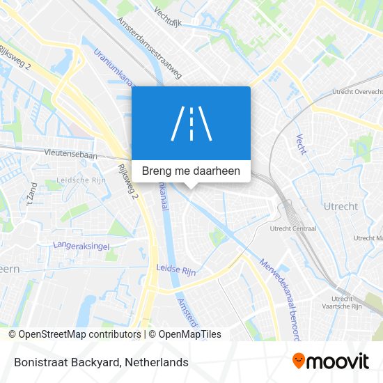 Bonistraat Backyard kaart