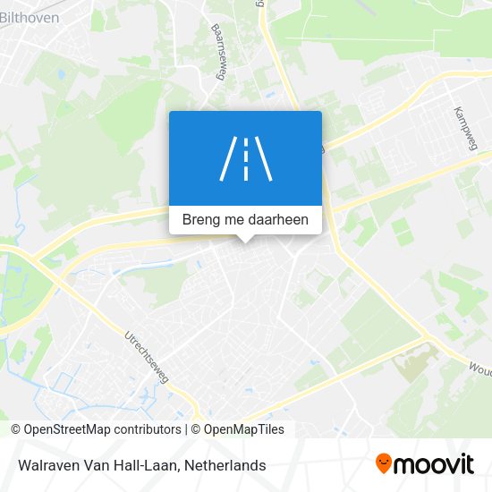Walraven Van Hall-Laan kaart