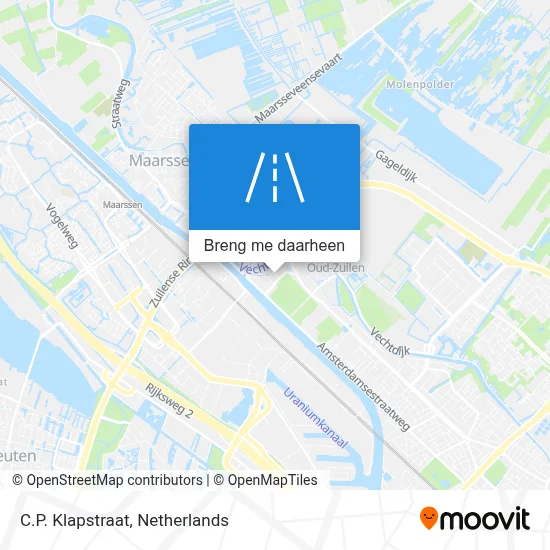 C.P. Klapstraat kaart