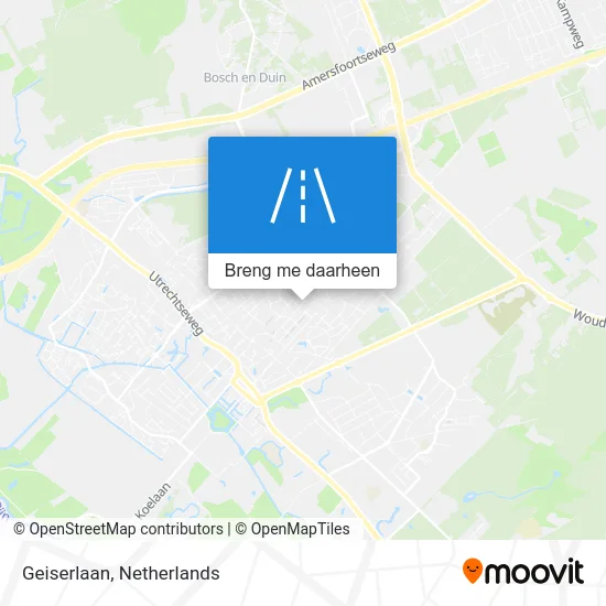 Geiserlaan kaart