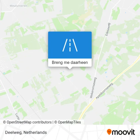 Deelweg kaart