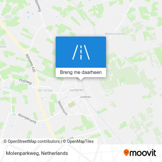 Molenparkweg kaart