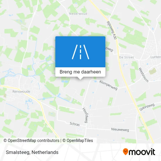 Smalsteeg kaart