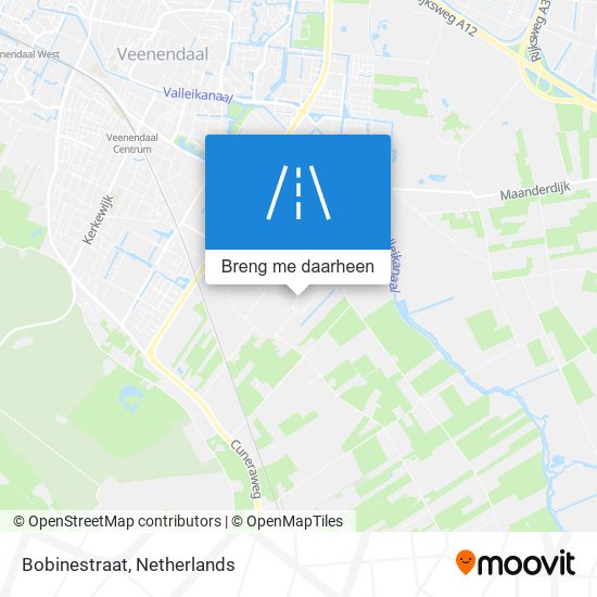 Bobinestraat kaart