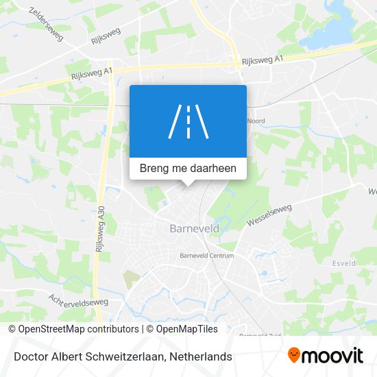 Doctor Albert Schweitzerlaan kaart