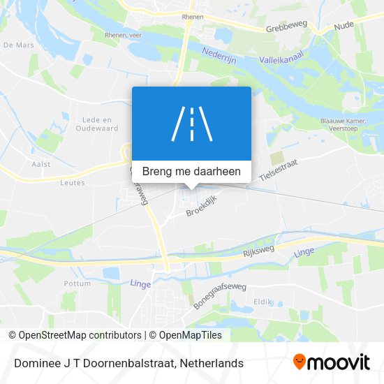 Dominee J T Doornenbalstraat kaart