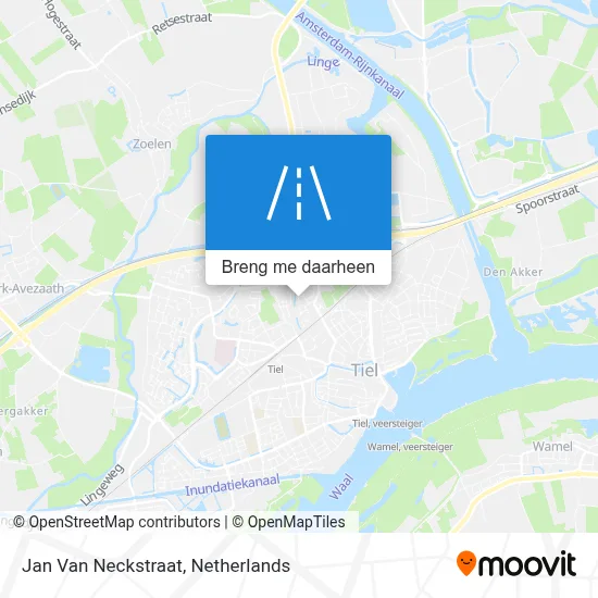 Jan Van Neckstraat kaart