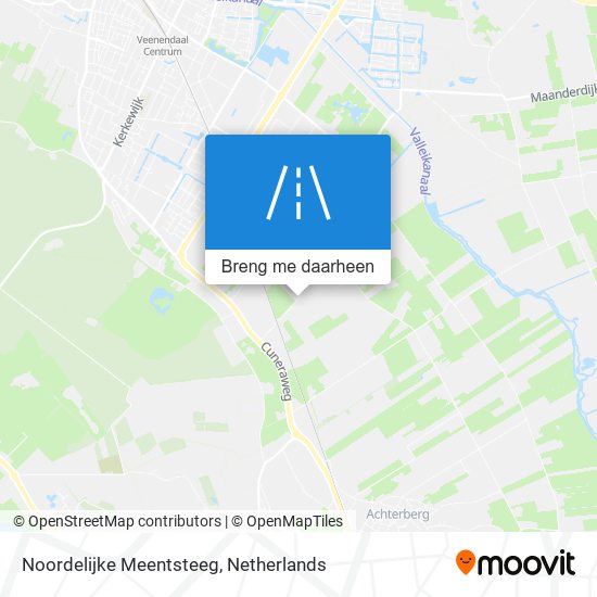 Noordelijke Meentsteeg kaart