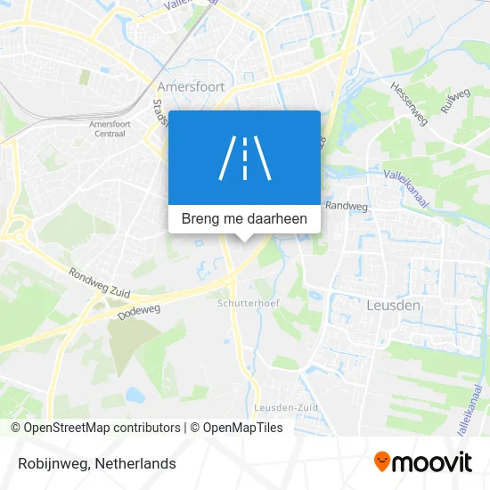 Robijnweg kaart