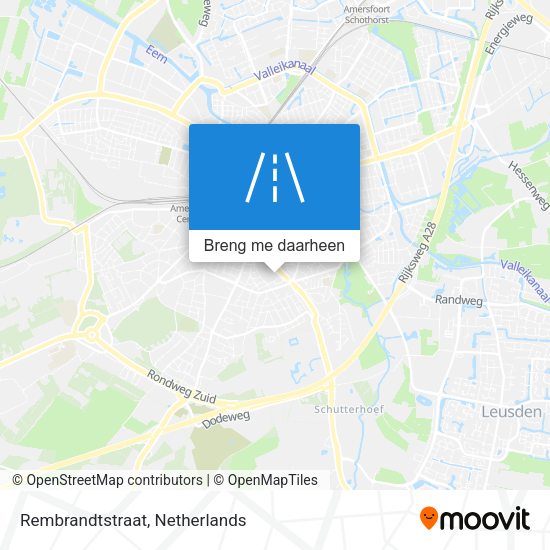 Rembrandtstraat kaart