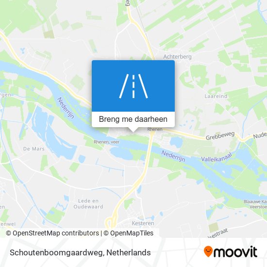 Schoutenboomgaardweg kaart