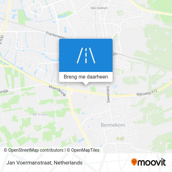 Jan Voermanstraat kaart
