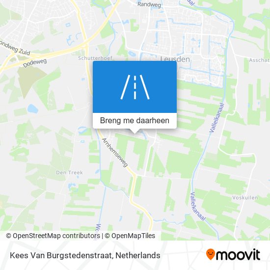 Kees Van Burgstedenstraat kaart