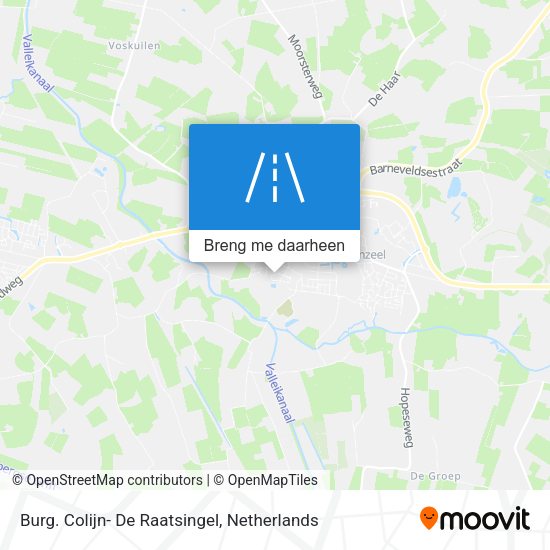 Burg. Colijn- De Raatsingel kaart