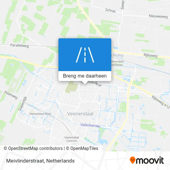 Meivlinderstraat kaart