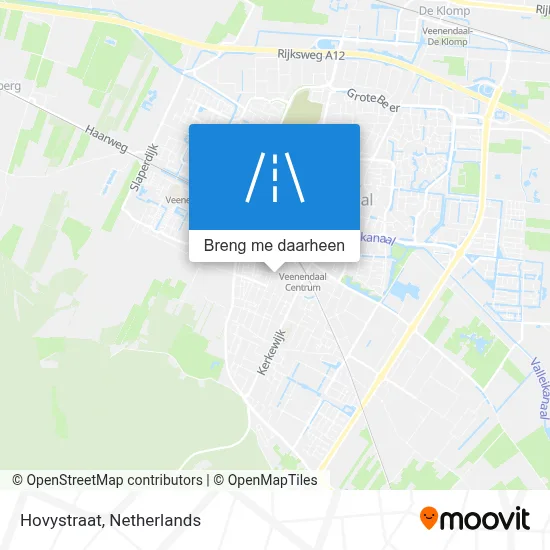 Hovystraat kaart