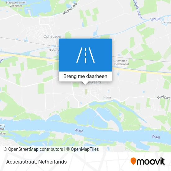 Acaciastraat kaart