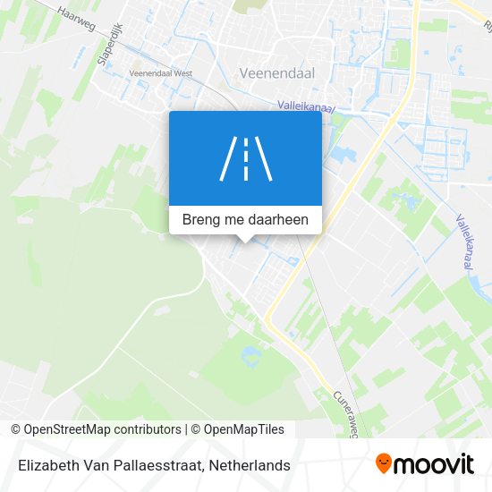 Elizabeth Van Pallaesstraat kaart