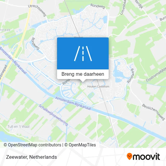 Zeewater kaart