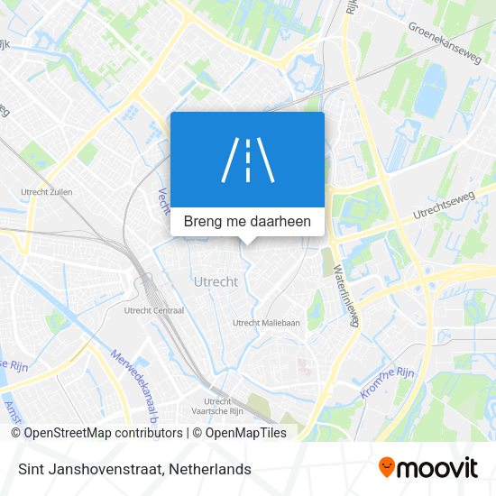 Sint Janshovenstraat kaart