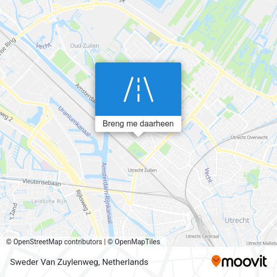 Sweder Van Zuylenweg kaart