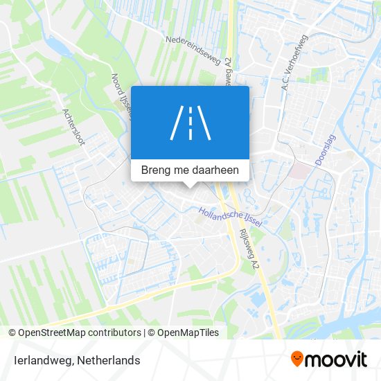 Ierlandweg kaart