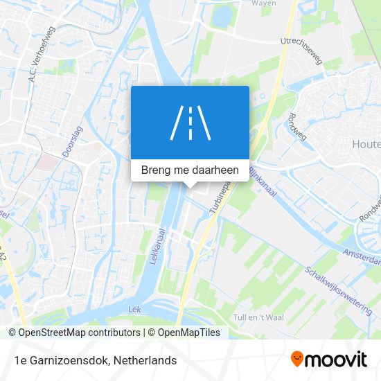 1e Garnizoensdok kaart