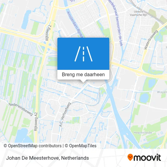 Johan De Meesterhove kaart