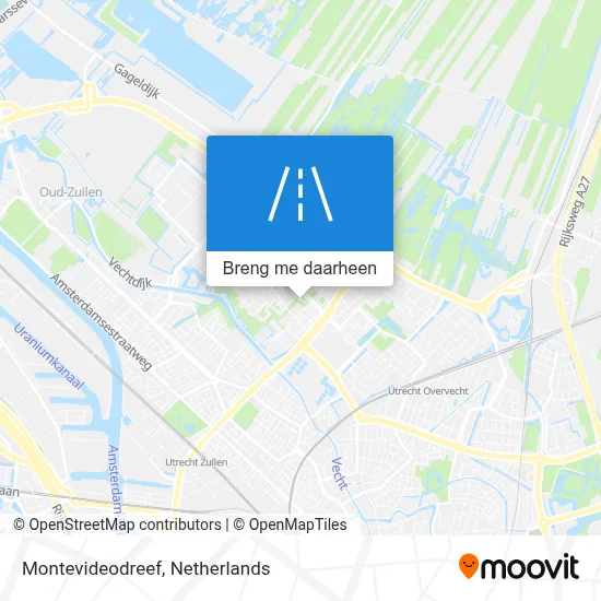 Montevideodreef kaart