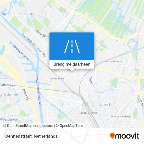 Dennenstraat kaart