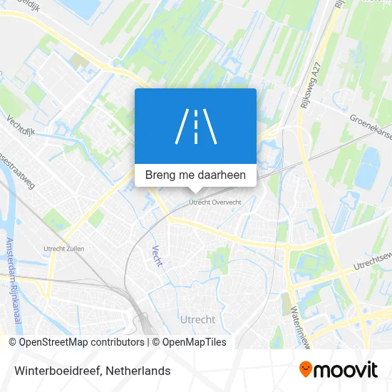 Winterboeidreef kaart