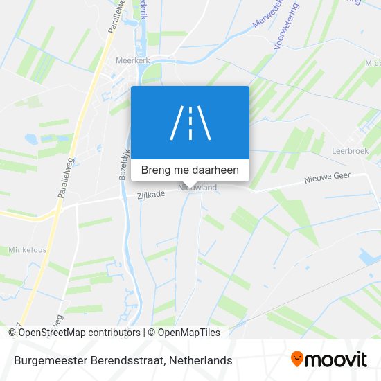 Burgemeester Berendsstraat kaart