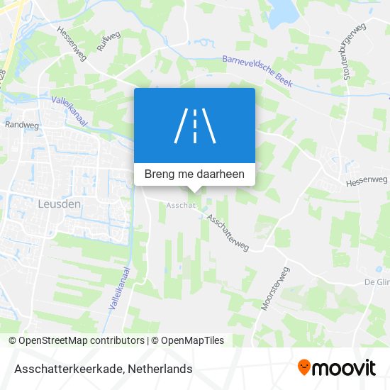 Asschatterkeerkade kaart