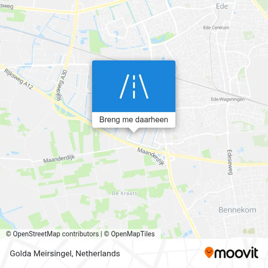 Golda Meirsingel kaart