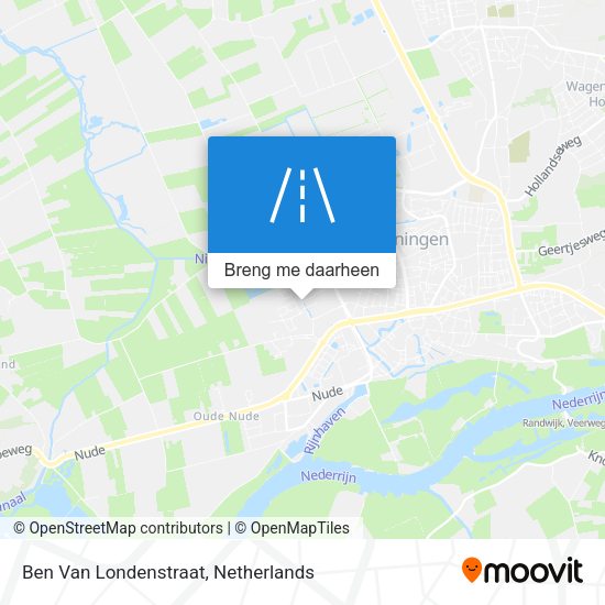 Ben Van Londenstraat kaart