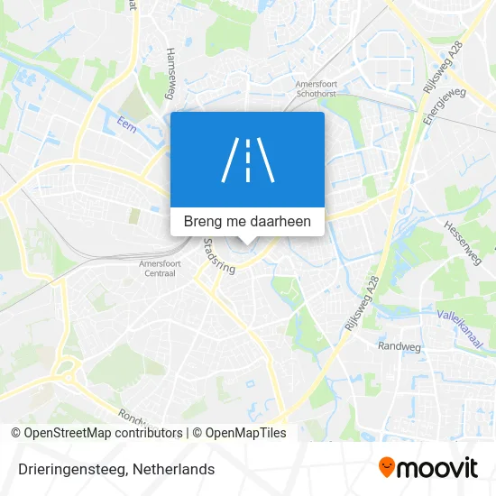 Drieringensteeg kaart