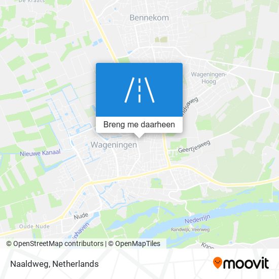 Naaldweg kaart