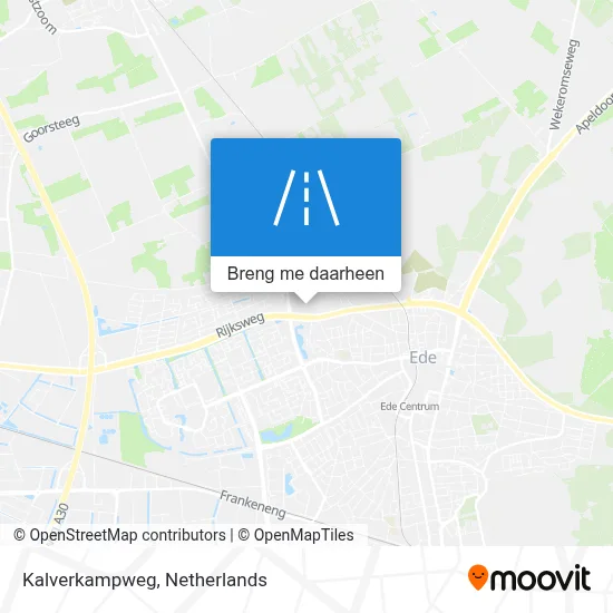 Kalverkampweg kaart